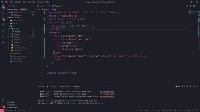 Image follow on Mouse Move in React.js using GSAP Timeline смотреть онлайн