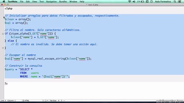 Evitar Inyeccion SQL en PHP смотреть онлайн