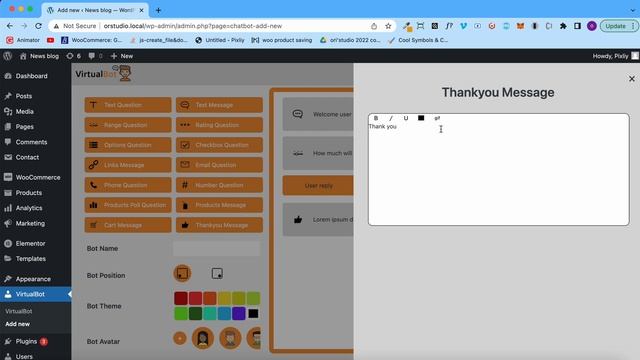 How to create chatbot for your wordpress website | Tutorial from Pixliy смотреть онлайн