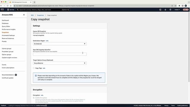 How can I change the encryption key used by my Amazon RDS DB instances and DB snapshots? смотреть онлайн