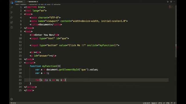 How To Make A Factorial Calculator In HTML CSS & Javascript in Hindi смотреть онлайн