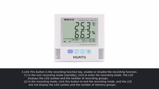 Huato S500 Temperature data logger with high accuracy смотреть онлайн
