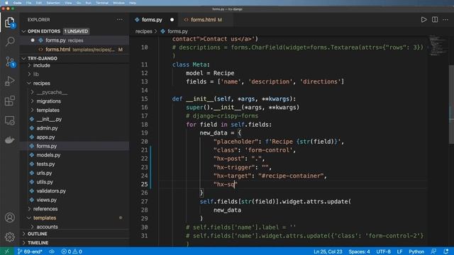 69 - Auto Save with HTMX & Django - Python & Django 3.2 Tutorial Series смотреть онлайн
