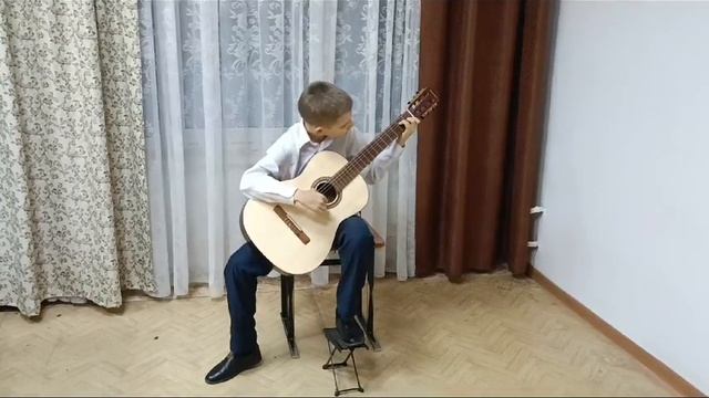 Гутов Егор, 11 лет. В. Листов "В землянке", А. Виницкий " Маленький ковбой" смотреть онлайн