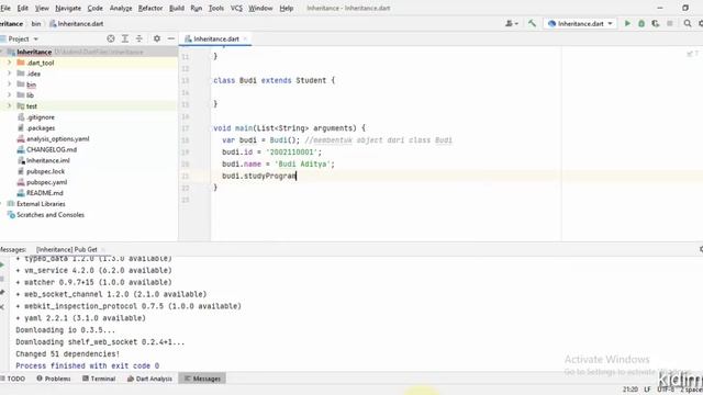 Pengenalan Inheritance pada Dart смотреть онлайн