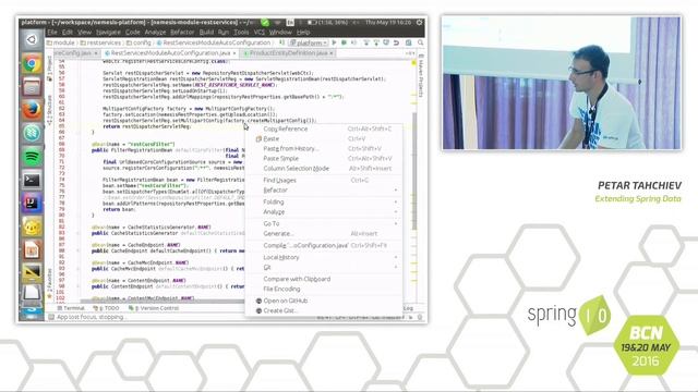 Extending Spring Data - Petar Tahchiev @ Spring I/O 2016 смотреть онлайн