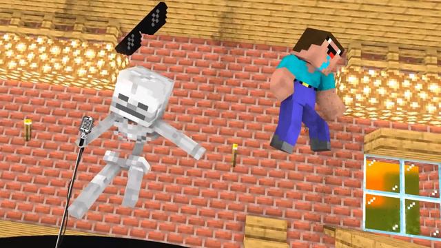 TOP MAGIC ITEMS ALL EPISODE in Monster School Herobrine and Skeleton in Minecraft Animation смотреть онлайн