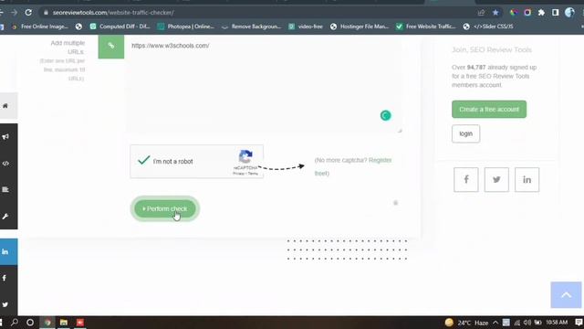 Free Website Traffic Checker || SEO Review Tools смотреть онлайн