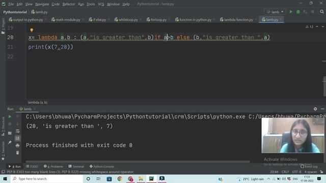 #20 Lambda Function in Python | In Hindi | By Divya Sisodiya смотреть онлайн