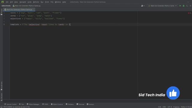 How To Make Mad Libs Generator Python Game | Culture Code - Make Me Move смотреть онлайн