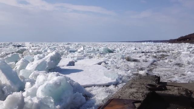Ледоход на Енисее. Дудинка. 3 июня 2012 смотреть онлайн