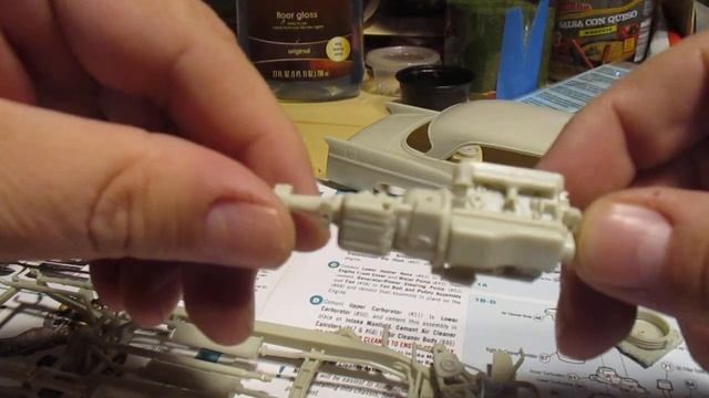 Plastic Models - 1/25 Moebius 1956 Chrysler 300B - Work In Progress #1 смотреть онлайн