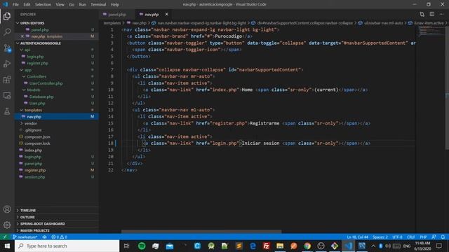 Login y Registro con segundo factor de autenticación Google Authenticator 8/19 смотреть онлайн