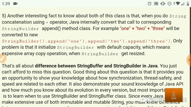 #stringbuilder #stringbuffer
Stringbuilder vs Stringbuffer in java смотреть онлайн