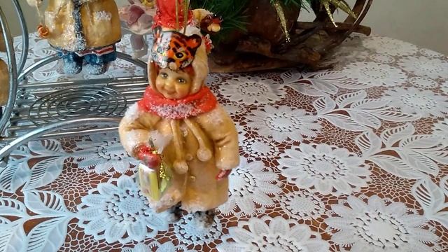 Ватные елочные игрушки. смотреть онлайн