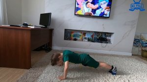 Отжимания НА СПОР 50 раз под мультик ИНФИНИТИ НАДО / INFINITY NADO// KiFill boys