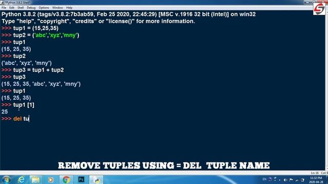 #7 Work with Python Tuples (Creating,Updating,Deleting & Accessing ) - Python Tutorial for Beginner смотреть онлайн