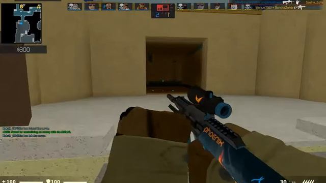 Играем в Counter blox roblox (плохо слышно) смотреть онлайн