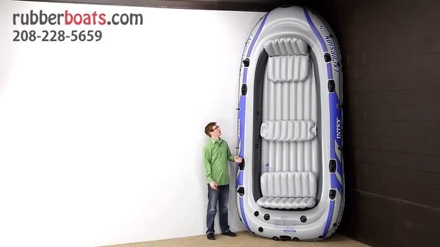 Новая надувная лодка Intex Excursion 5 68325 смотреть онлайн