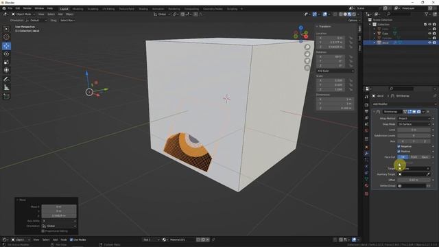 How to add Decal to object in Blender смотреть онлайн