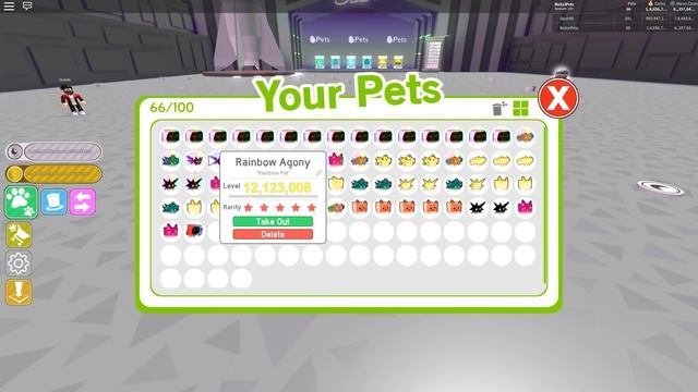 СИМУЛЯТОР ПИТОМЦЕВ РЕДКАЯ РАДУЖНАЯ АГОНИЯ! СУНДУК ЗА 5 СЕКУНД ROBLOX PET SIMULATOR смотреть онлайн