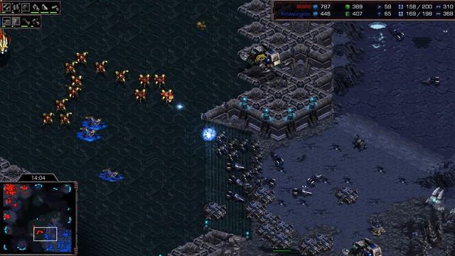 Bisu (P) vs Sharp (T) on Shakuras Temple - StarCraft - Brood War смотреть онлайн