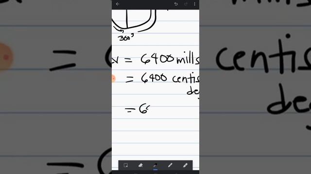 1 rev. = 360 deg = 2π rad = 400 grad = 6400 mills смотреть онлайн