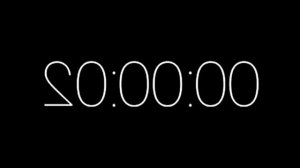 Зеркальный отсчёт времени для дня рождения