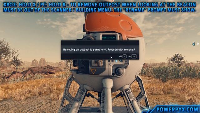 Starfield - How To Remove Outposts (Delete Outpost Beacon)