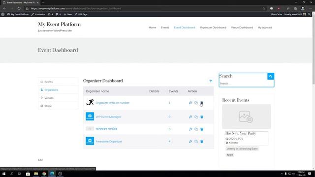 Brand New Look of The Event Dashboard For #WordPress смотреть онлайн