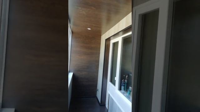 Лоджия отделаная ламинатом. смотреть онлайн