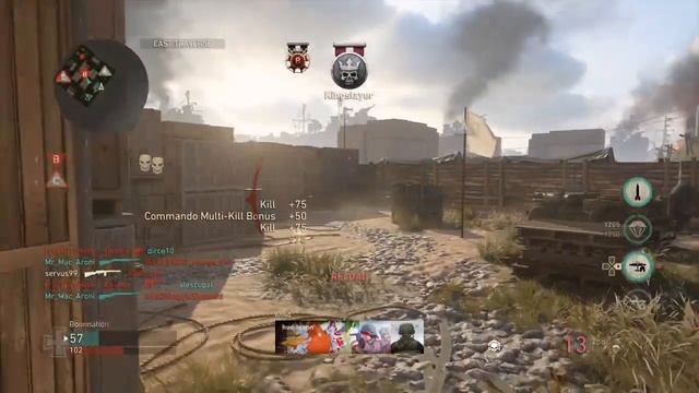 WW2: Solo 248 Kills + Assault V2 on Shipment 1944 (no BT Gunner) смотреть онлайн