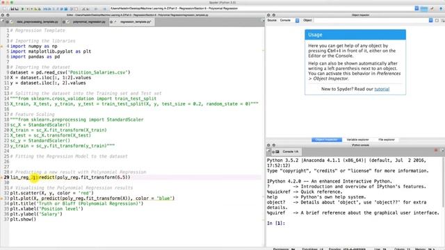polynomial regression in python template video 49 machine learning смотреть онлайн