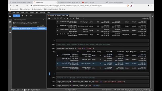 Trigger all Tableau extracts belonging to a schedule (REST API) смотреть онлайн