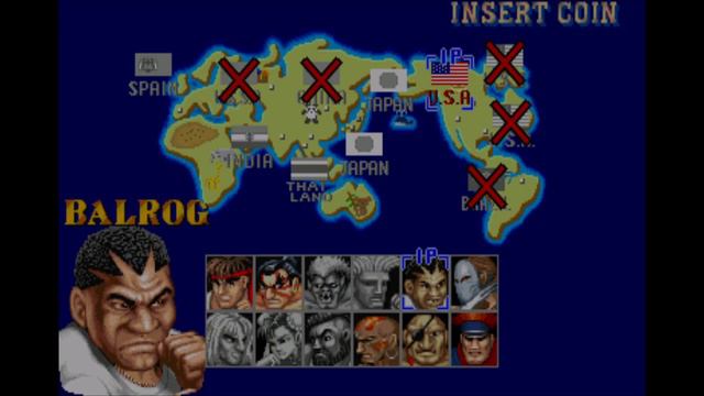 SHENG LONG STREET FIGHTER 2 - Arcade Bootleg - USA version - ( RED RUBY BALROG ) смотреть онлайн