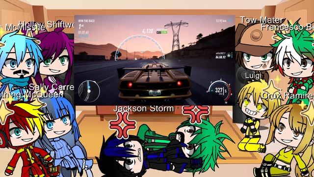 Pixar Cars React to Real Cars (Need for Speed: Payback & Most Wanted) | Gacha Club | Part 23 смотреть онлайн