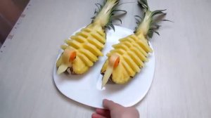 Красивая нарезка Ананаса
