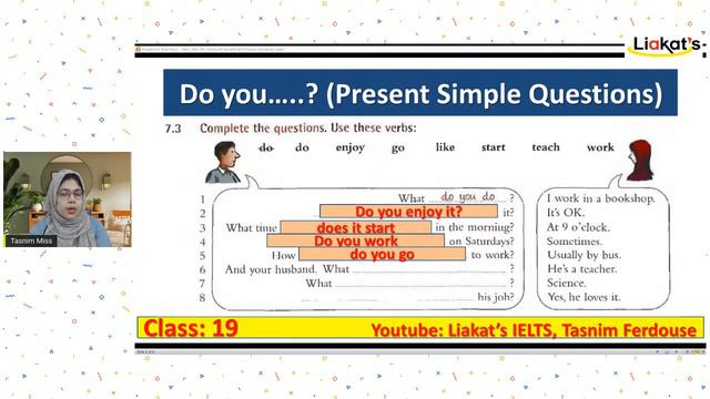 Basic Class: 19 (Present Simple Questions, Part: 3) смотреть онлайн