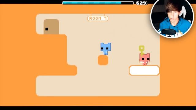 КАК ПРОЙТИ УРОВЕНЬ ME AND MY FRIEND В GEOMETRY DASH НА 3 МОНЕТЫ смотреть онлайн