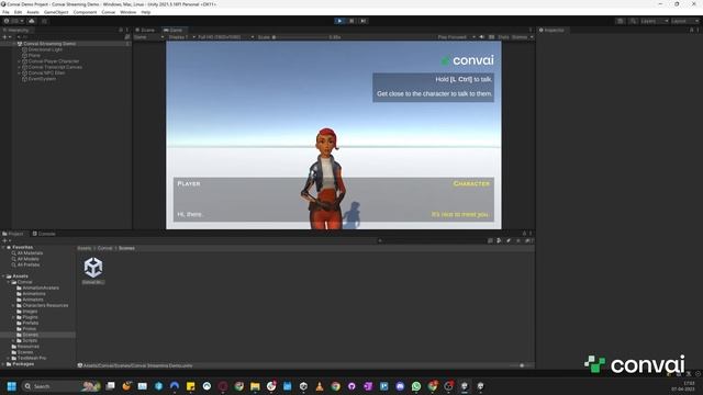 Create AI Characters in Unity | Convai Plugin Setup Tutorial [Part 1] смотреть онлайн