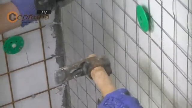 Полагане на електрозаварена поцинкована мрежа ф1.6мм в/у изолация EPS смотреть онлайн