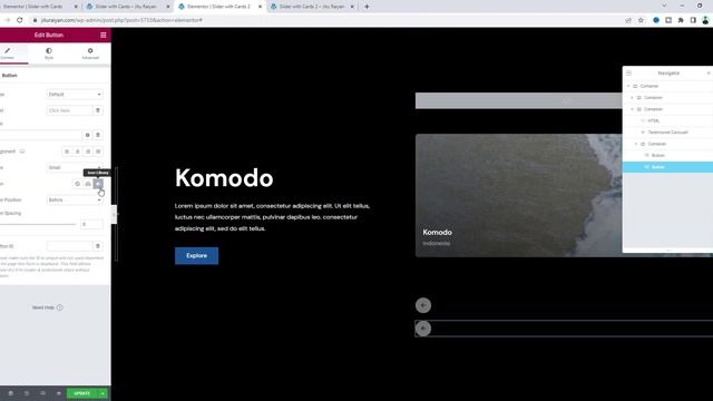 Elementor Advanced Slider with Card Carousel | WordPress Custom Slider Design with Text and Image смотреть онлайн