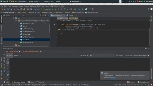 Kotlin - Constants смотреть онлайн