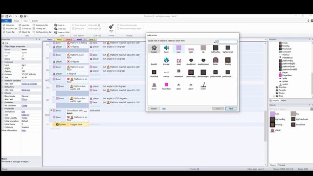 Урок по созданию платформера в Construct 2 (часть 4) смотреть онлайн