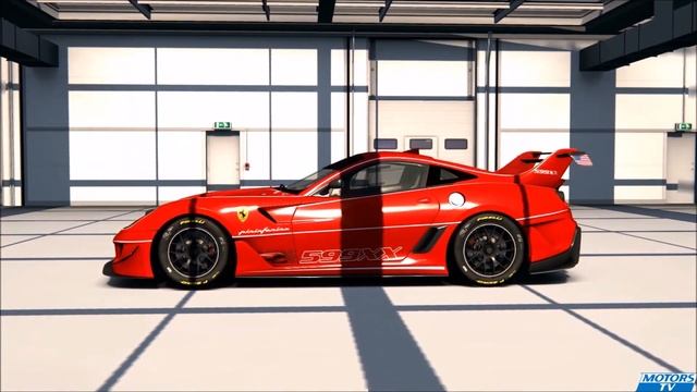 Ferrari 599XX. Skin & Tyres. Assetto Corsa. смотреть онлайн
