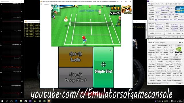 Citra 3DS Emulator - Mario Tennis Open (2012). Ingame. SSE4.1-Build. Test run on PC #1 смотреть онлайн