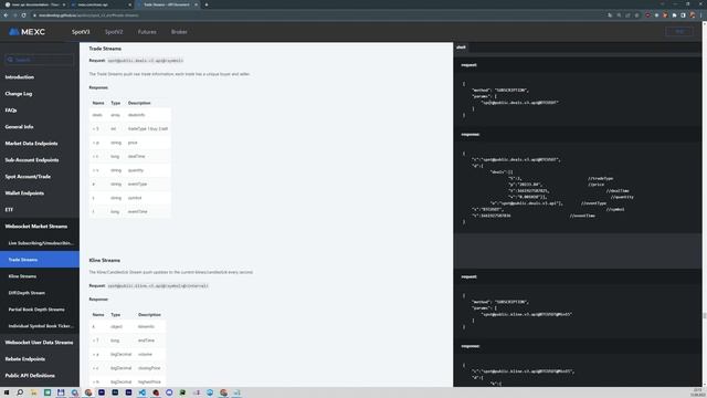 Mexc Websocket Python / Как получать данные с биржи Mexc в реальном времени смотреть онлайн