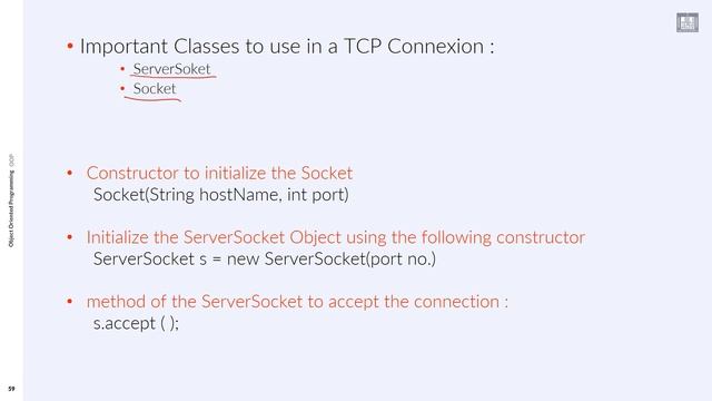 Object Oriented Programming (JAVA) | C3-L5 | Networking: TCP connection in java смотреть онлайн