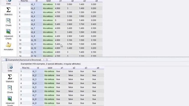 How to convert from Numeric to Binominal in RapidMiner - Data Mining смотреть онлайн