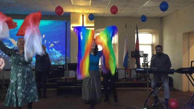 Прославление в танцах. 27.03.22. Церковь "Пробуждение" смотреть онлайн